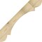 Ekena Millwork 4"W x 40"D x 40"H Olympic Rough Sawn Knee Brace, Douglas Fir BRC04X40X40OLY00RDF - alternate 4
